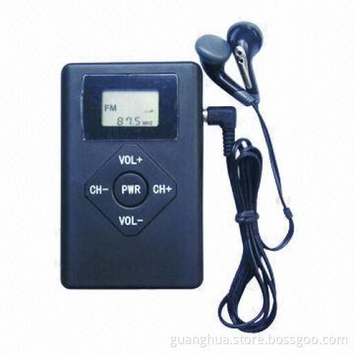 Portable Radio with LCD Screen, 70 to 108MHz Frequency Range